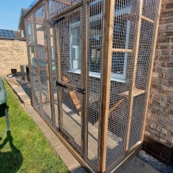 The Purr-side Pavilion β 8ft x 4ft 3-Sided Lean-To Catio πΎπΏ The Purr-side Pavilion β 8ft x 4ft 3-Sided Lean-To Catio πΎπΏ