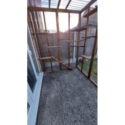 The Garden Guardian – 9ft x 5ft x 8ft Outdoor Cat Run 🏡😺🌿🐾