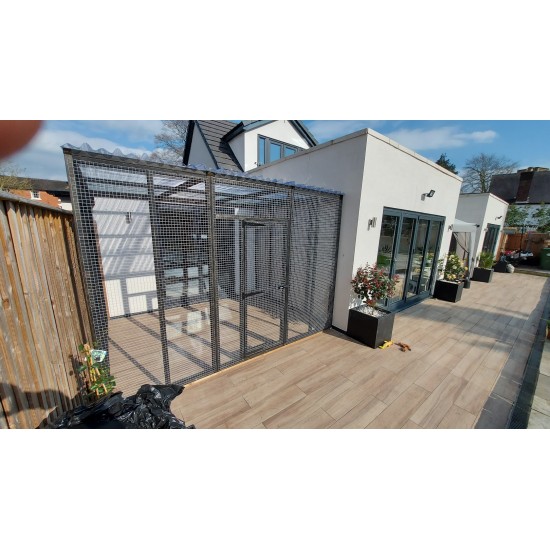 Catio / Cat Lean to 9ft x 9ft x 9ft tall Painted