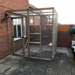 The Hide and Peek – 6ft x 6ft x 7.5ft Outdoor Cat Run 🕵️‍♂️🐾