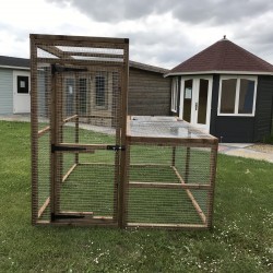 L- Shape Pet Animal Run 8ft x 6ft