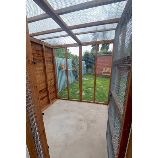 6ft x 6ft Freestanding Catio with security door 16G 1" x 1" wire mesh 6ft x 6ft Freestanding Catio with security door 16G 1" x 1" wire mesh