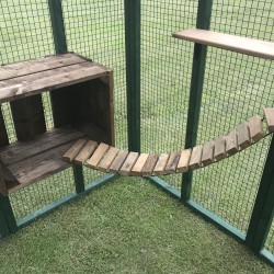PVC Green Cat Play Pen Catio 8ft x12ft