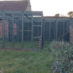 Freestanding Bespoke Green Sleeping Box Enclosure