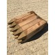 15 Pack Of Thick (2 ") Wooden Square Pegs 18" (450mm) Long.