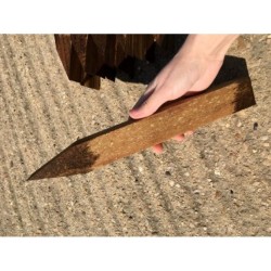 Wooden Pegs / Stakes 600mm (24") Medium 15 pack   Wooden Pegs / Stakes 600mm (24") Medium 15 pack