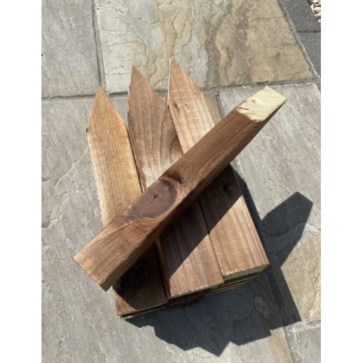 THICK X 400mm HIGH 15 PACK OF STRONG 3 INCH WOOD SQUARE SITE PEGS LANDSCAPING GARDEN 3X2 TREE STAKE 