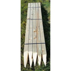 Tree stakes / wooden pegs - 6ft long 2" width - 10 pack  Tree stakes / wooden pegs - 6ft long 2" width - 10 pack