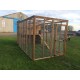 Cat Run With Raised Sleeping Box 6FT x 12FT