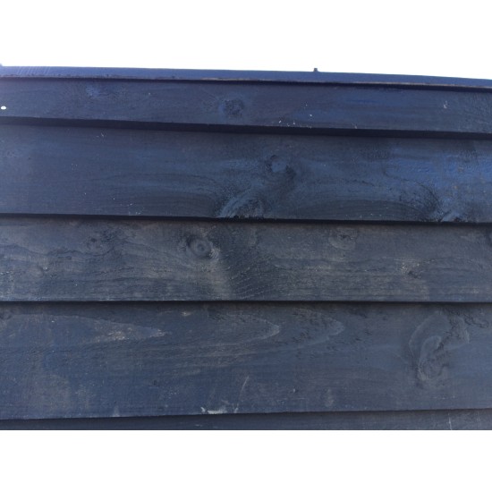 Black Cat Run With Raised Sleeping Box 6ft x 14ft+