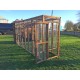 Cat Run With Raised Sleeping Box 6FT x 9FT External safety door