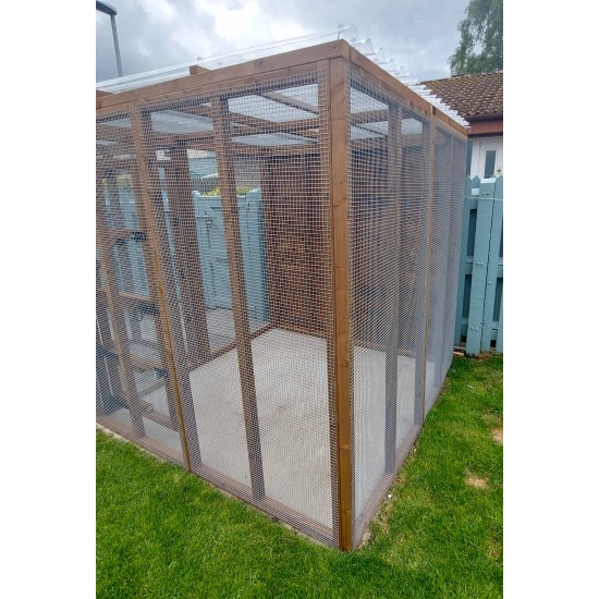 6ft x 6ft Freestanding Catio with security door 16G 1" x 1" wire mesh 6ft x 6ft Freestanding Catio with security door 16G 1" x 1" wire mesh