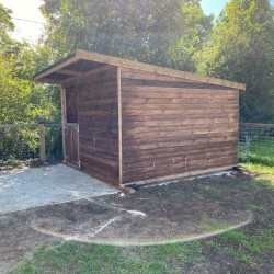 12ft x 12ft Animal  Horse Field Shelter / Stable - Options of Skids, Overhang, Kickboards, Doors & More