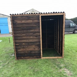 Animal Field Shelter With Front Panelling