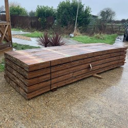 Feather Edge Fencing Treated Wood Close Board 125mm x 15mm and 2.4m High-10pack   Feather Edge Fencing Treated Wood Close Board 125mm x 15mm and 2.4m High-10pack