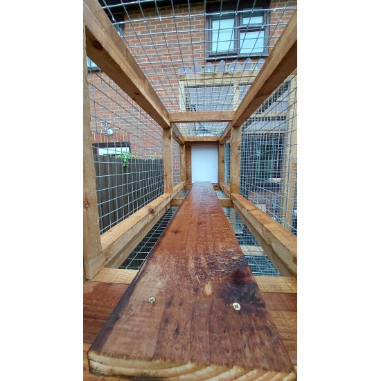 Bespoke 2 enclosures connected by tunnel