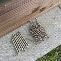 Timber Catio fixings Timber Catio fixings